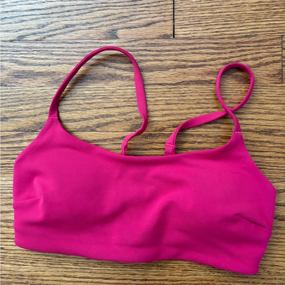 lululemon athletica hot pink Sports Bra